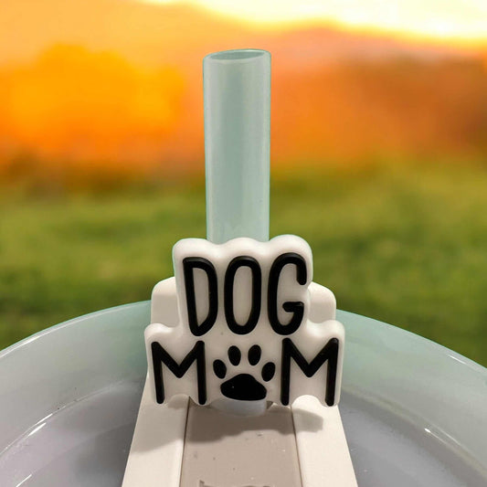 Dog Mom Tumbler  Straw Slider Topper Topper