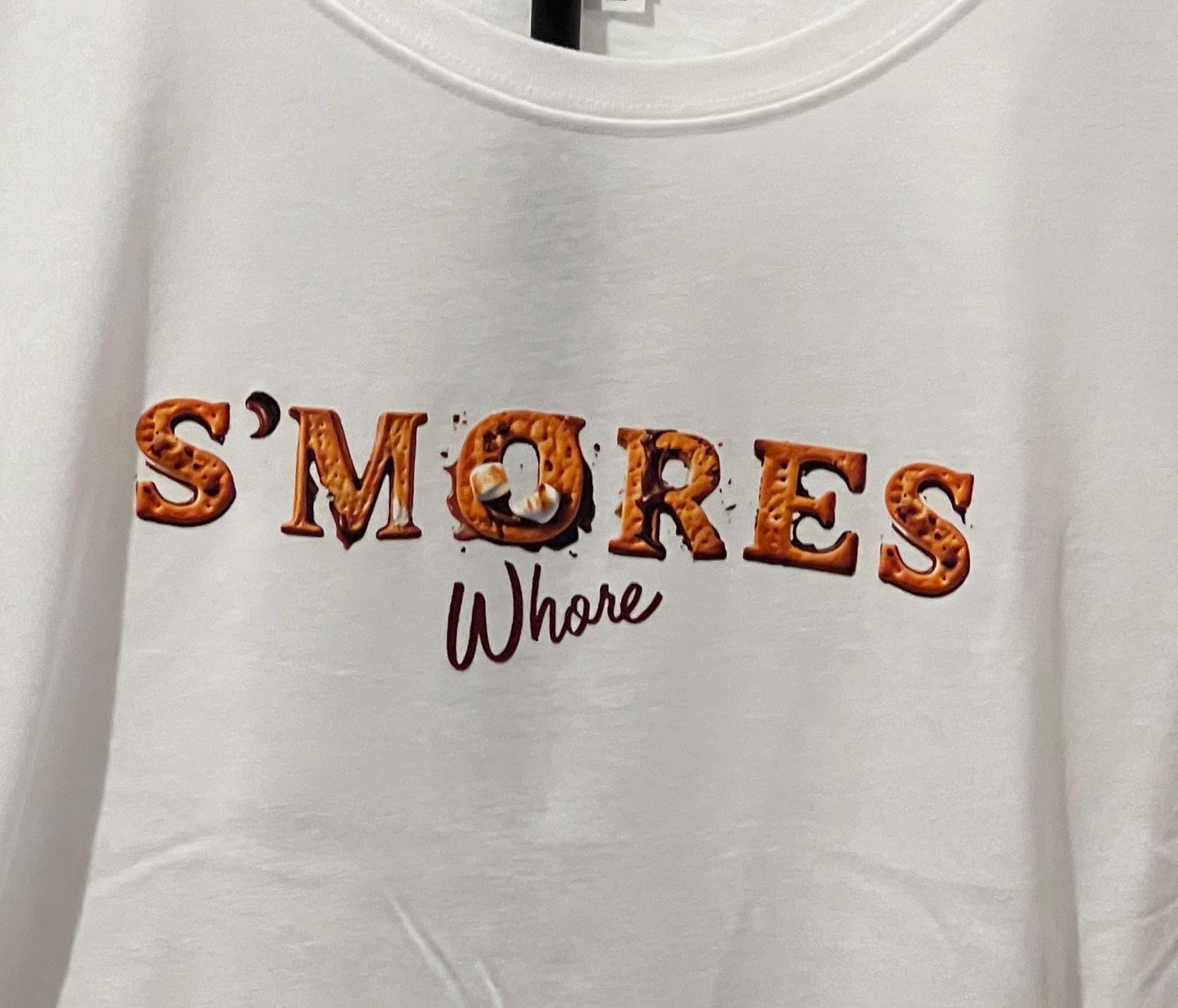 Smores S'mores Whore Ladies Lightweight Tshirt Tee T Shirt S M L XL XXL Funny Camping Novelty